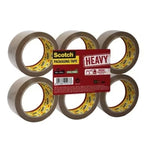 Adhesive Tape Scotch Packaging Brown 50 mm x 66 m (6 Pieces) (6 Units)