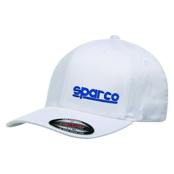 Sports Cap Sparco Flexfit White (Size L/XL)