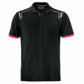 Polo à manches courtes homme Sparco TECH STRETCH Noir