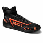 Racing Ankle Boots Sparco HYPERDRIVE Black Orange