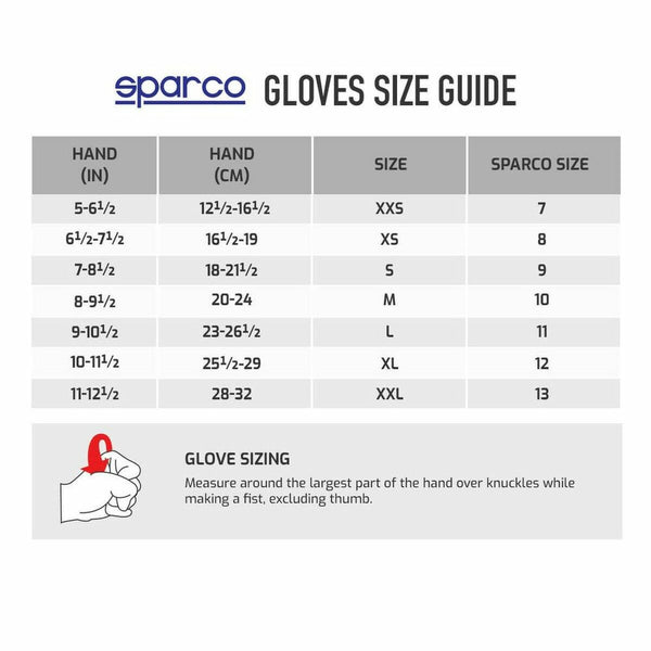 Gloves Sparco LAND Red Size 11