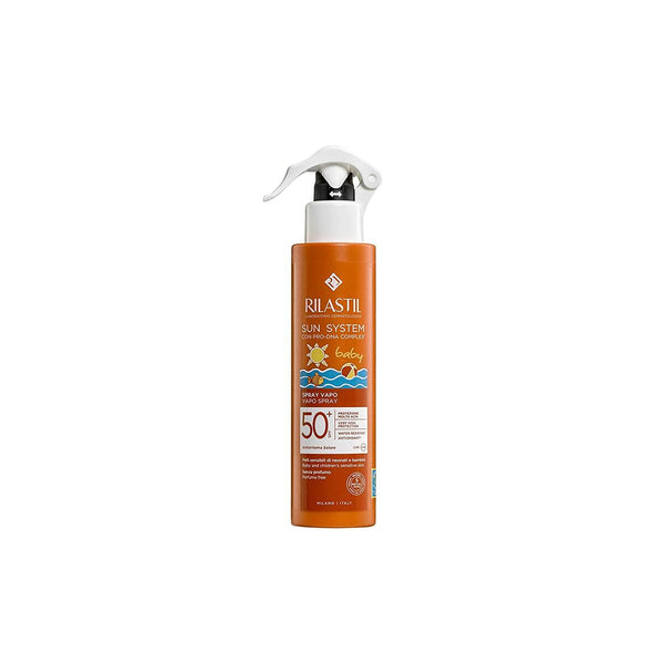 Crème Solaire pour Enfants en Spray Rilastil Sun System Baby Transparent 200 ml Spf 50