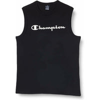 Men's Sleeveless T-shirt Champion Crewneck Black