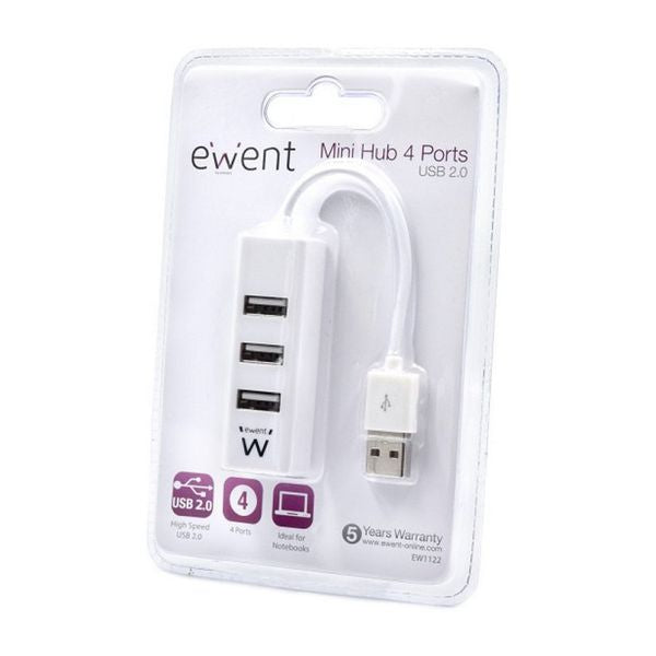 USB Hub Ewent EW1122 White