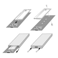 Housing for Hard Disk Ewent EW7024 USB 3.1 Black