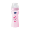 "Biberon Chicco Wp Pp Rosa 250 Silicone Medio Flusso"