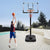 Portable Basketball Hoop & Goal Basketball System Basketball Equipment Height Adjustable7ft 6in-10ft, Base can filled with Water/Sand, Basketball Stand with Wheels for Adults and Children