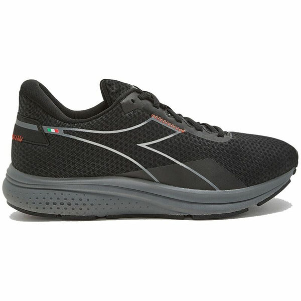 Running Shoes for Adults Diadora Passo 2 Black Men