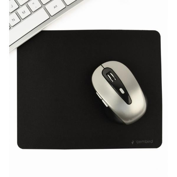 Techmade Gembird Tappetino Mouse Antiscivolo 22x18cm Nero