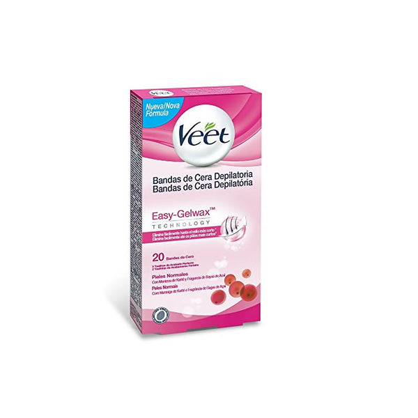 "Veet Hair Removal Strips Normal Skin 20 Unitá"