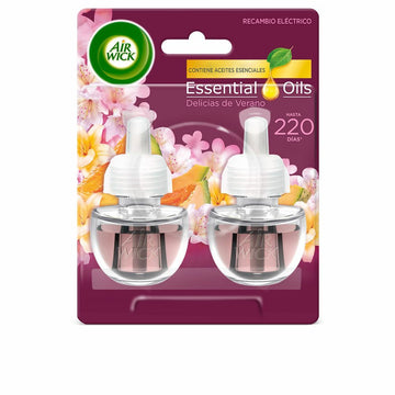 Electric Air Freshener Refills Air Wick Delicias de Verano (2 x 19 ml)