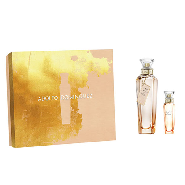 "Adolfo Dominguez Agua De Rosas Eau De Toilette Spray 120ml Set 2 Parti"