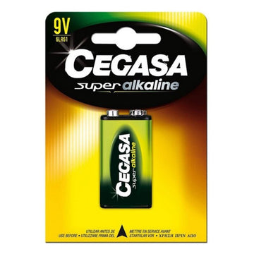 Alkaline Battery Cegasa 6LR61 9V