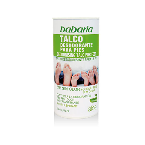 "Babaria Deodorising Tal For Feet 100g"