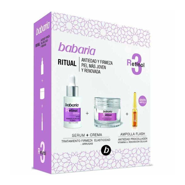 "Babaria Retinol Serum 30ml Crema Anti-Arrugas 50ml Vitamina A 1 Amp"