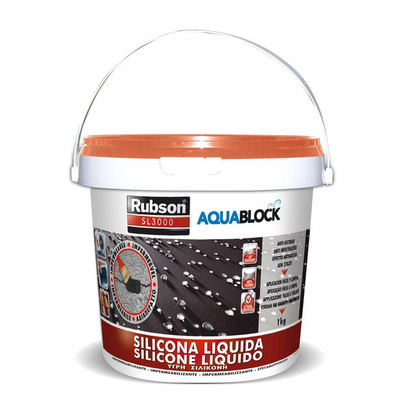 Silicone Rubson aquablock 1 kg Terracotta colour