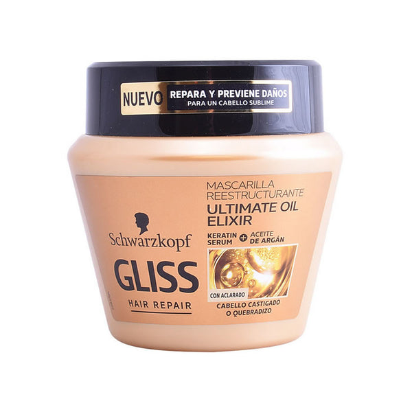 "Schwarzkopf Gliss Hair Repair Ultimate Oil Elixir Reestructurant Mask 300ml"