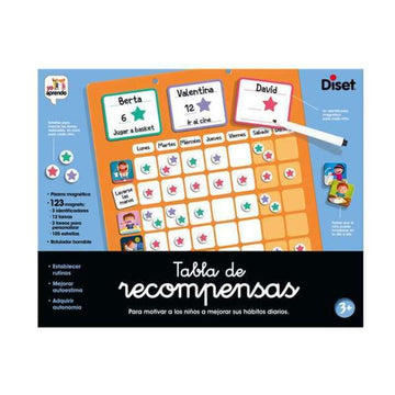 Educational Game Diset Tabla de Recompensas