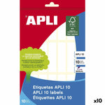 Labels Apli White 13 x 50 mm (10Units)