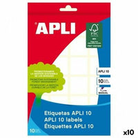 Labels Apli White 22 x 32 mm (10Units)