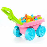 Building Blocks Moltó    20 Pieces Trolley Pink