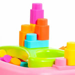 Building Blocks Moltó    20 Pieces Trolley Pink