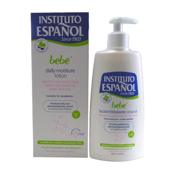 "Instituto Español Crema Idratante Per Il Corpo Del Bambino Neonato Pelle Sensibile Senza Allergeni 300ml"