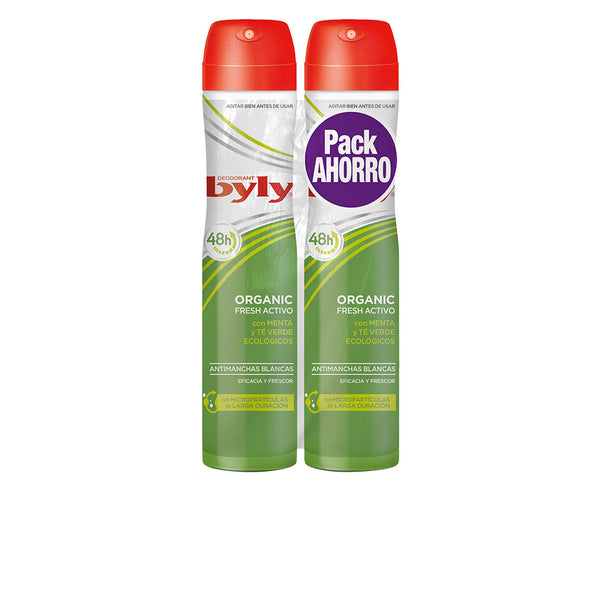 "Byly Organic Extra Fresh Deodorante Spray 2x200ml"