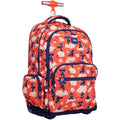 School Rucksack with Wheels Milan Ninjutsu Red 52 x 34,5 x 23 cm