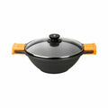 Pan BRA Braisogona_A272028 Black Black/Orange Metal Aluminium Ø 24 cm Ø 28 cm