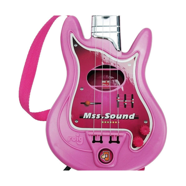 Baby Guitar Reig Microphone Pink