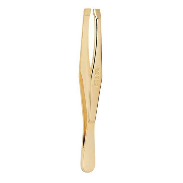 "Beter Gilded Straight Tip Tweezers"