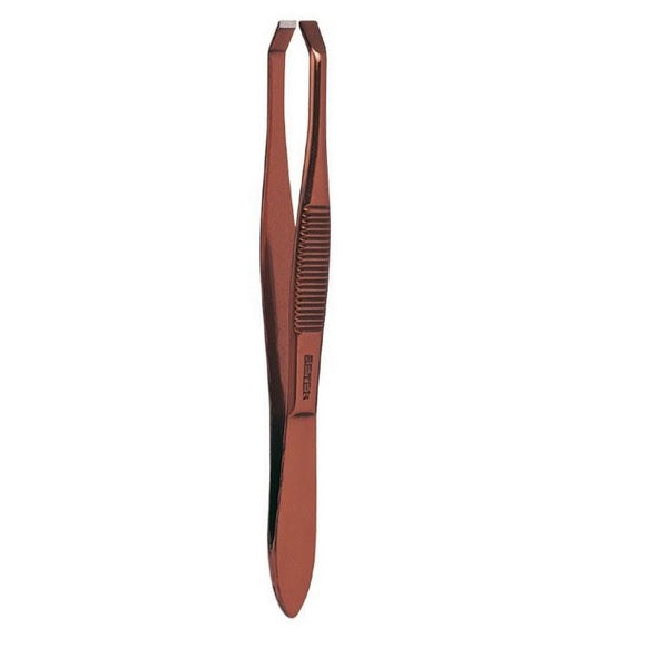 "Beter Copper Plated Crab Tip Tweezers"