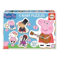 5-Puzzle Set Peppa Pig Educa