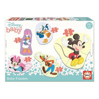 Set of 5 Games Mickey & Friends Educa