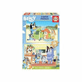 2-Puzzle Set Bluey Wood 50 Pieces