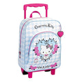 Folding Backpack Trolley Safta Fuchsia