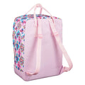 Rucksack with Upper Handle and Compartments Moos Flamingo Pink