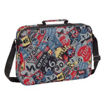 School Satchel BlackFit8 Road Multicolour (38 x 28 x 6 cm)