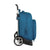 School Rucksack with Wheels Evolution BlackFit8 Egeo Blue