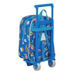 School Rucksack with Wheels 805 SuperThings Blue