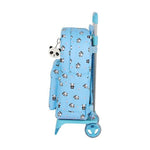 School Rucksack with Wheels 905 Moos Light Blue