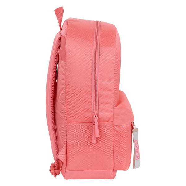 School Bag Munich Munich Coral (30 x 46 x 14 cm)