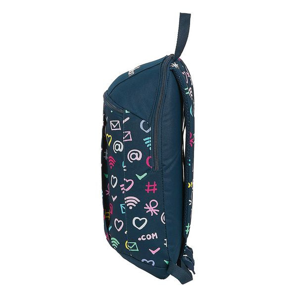 Child bag Benetton Dot Com Navy Blue