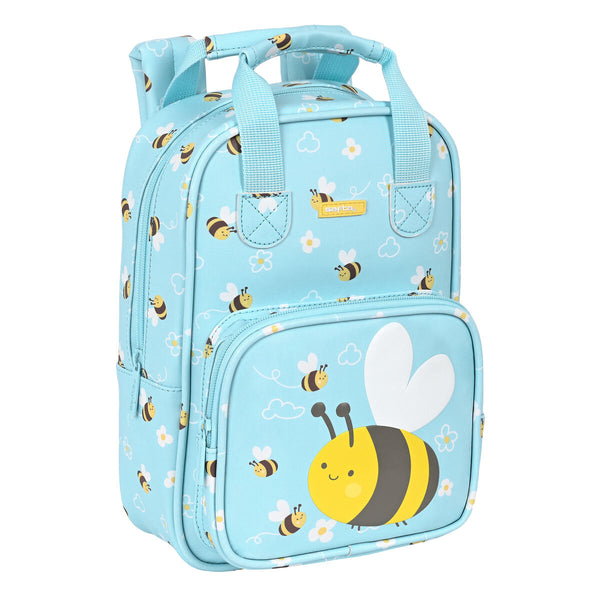 School Bag Safta Abeja Light Blue (20 x 28 x 8 cm)