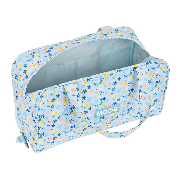 School Toilet Bag Moos Lovely Light Blue (31 x 14 x 19 cm)