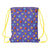 Backpack with Strings SuperThings Guardians of Kazoom Purple Yellow (26 x 34 x 1 cm)