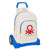 School Rucksack with Wheels Benetton Topitos (30 x 46 x 14 cm)