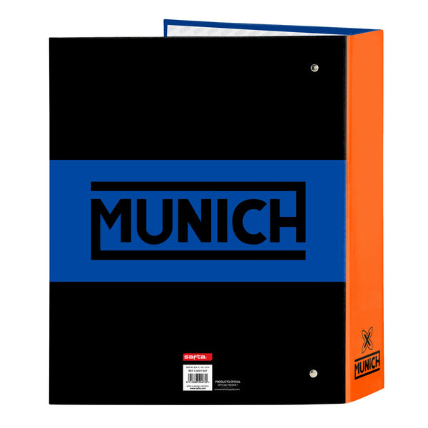 Ring binder Munich Submarine Electric blue A4 27 x 33 x 6 cm