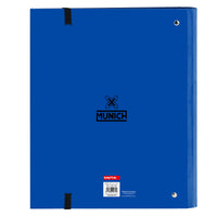 Ring binder Munich Submarine 27 x 32 x 3.5 cm Electric blue